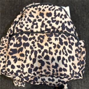 Leopard Print Backpack
